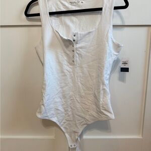 White Sleeveless Top